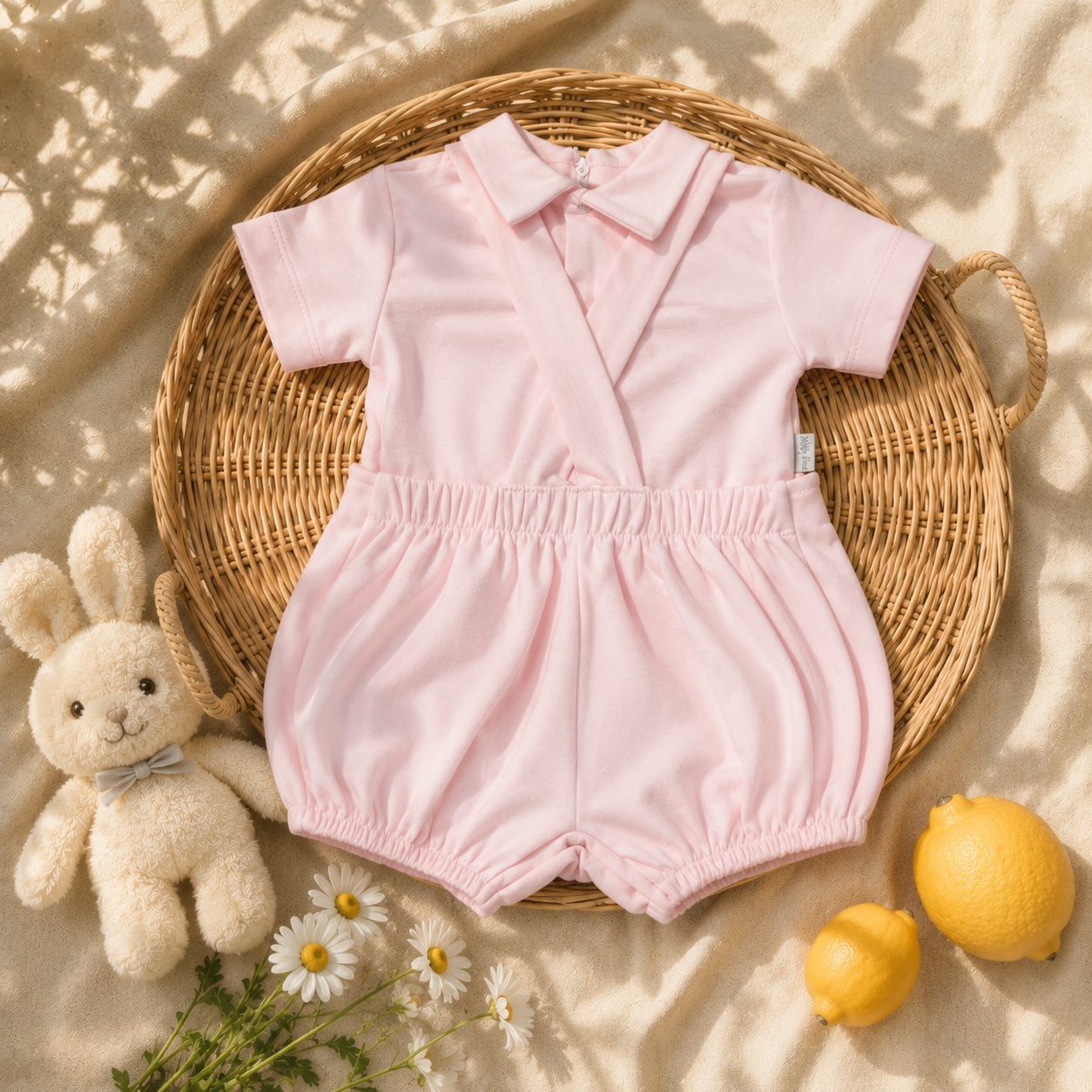 Barboteuse élégante avec t-shirt pour bébé