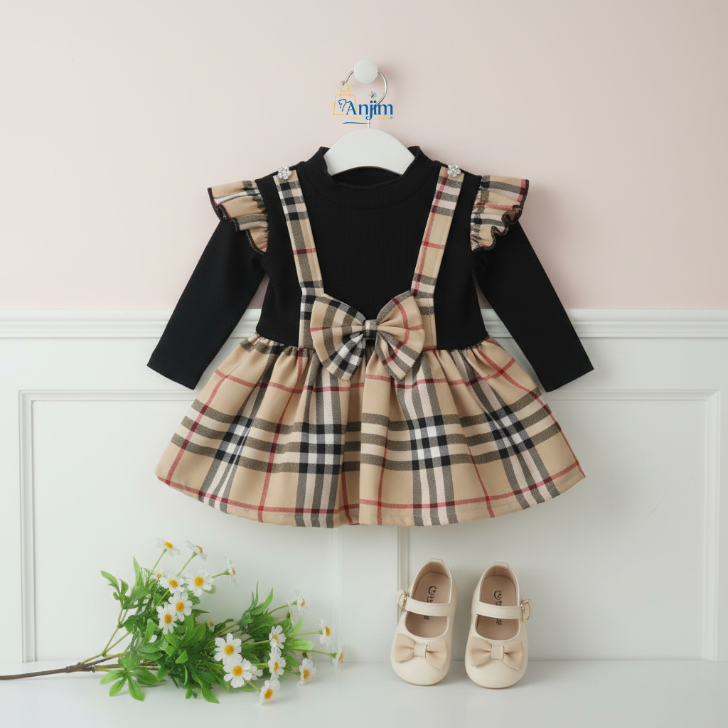 Robe élégante pour fillette – style classique