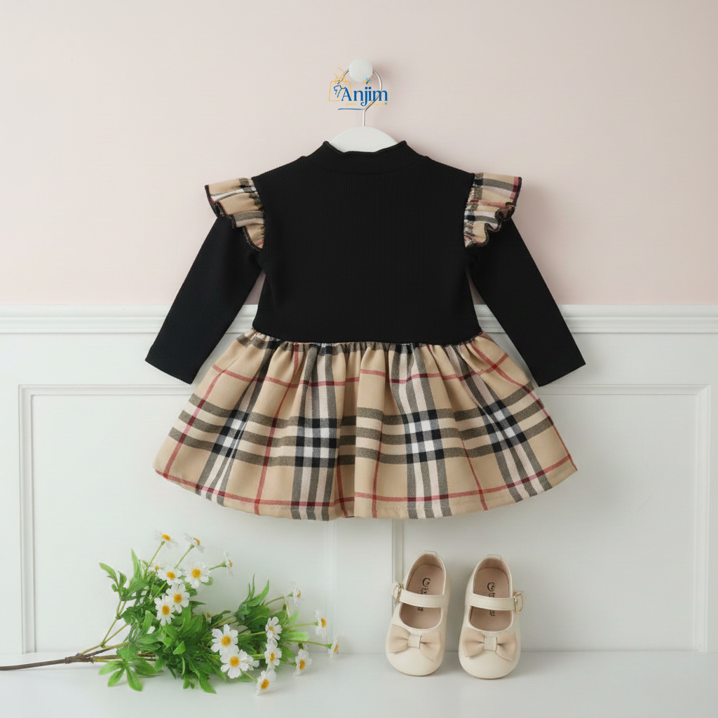 Robe élégante pour fillette – style classique