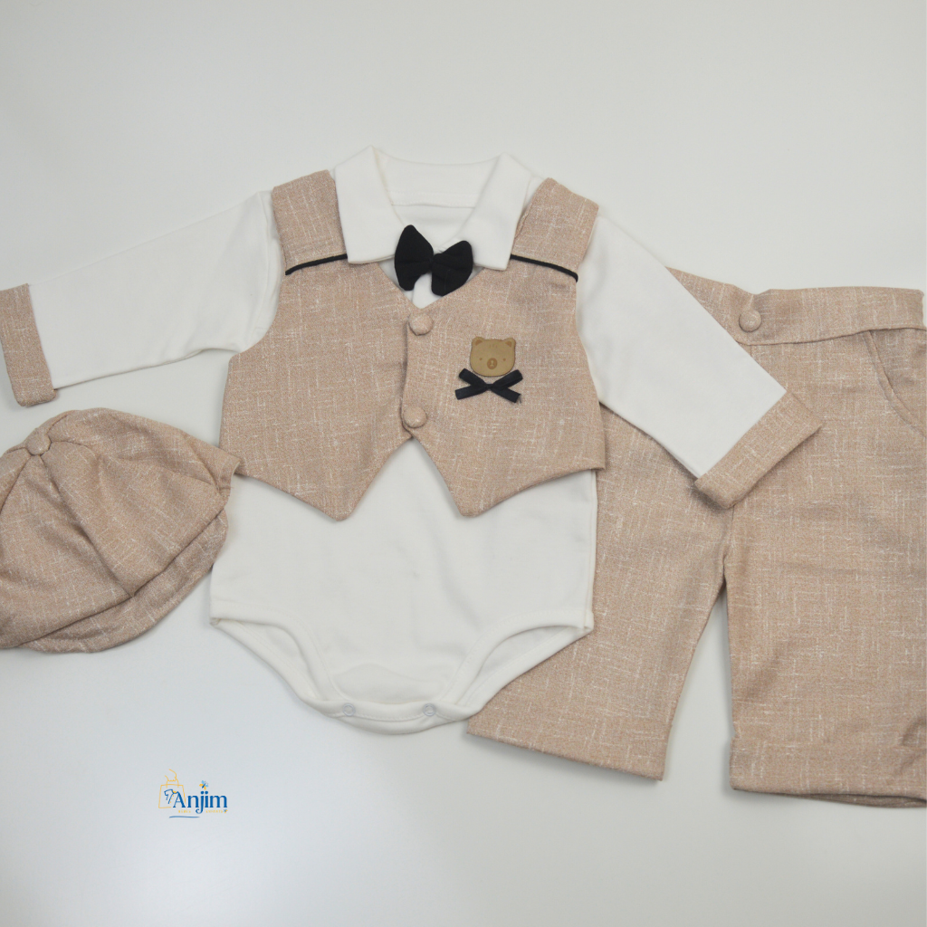 Ensemble élégant pour bébé garçon – 5 pièces