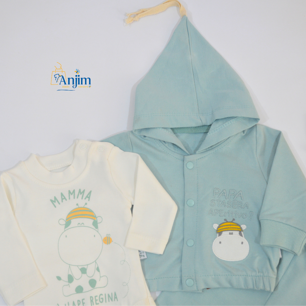 Ensemble bébé raffiné au design moderne