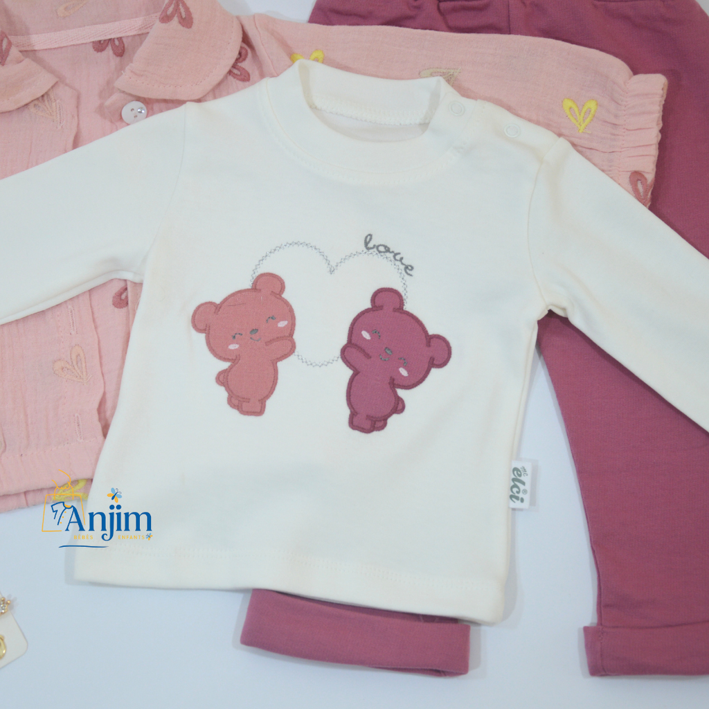 Ensemble d’Hiver Fille – 3 Pièces