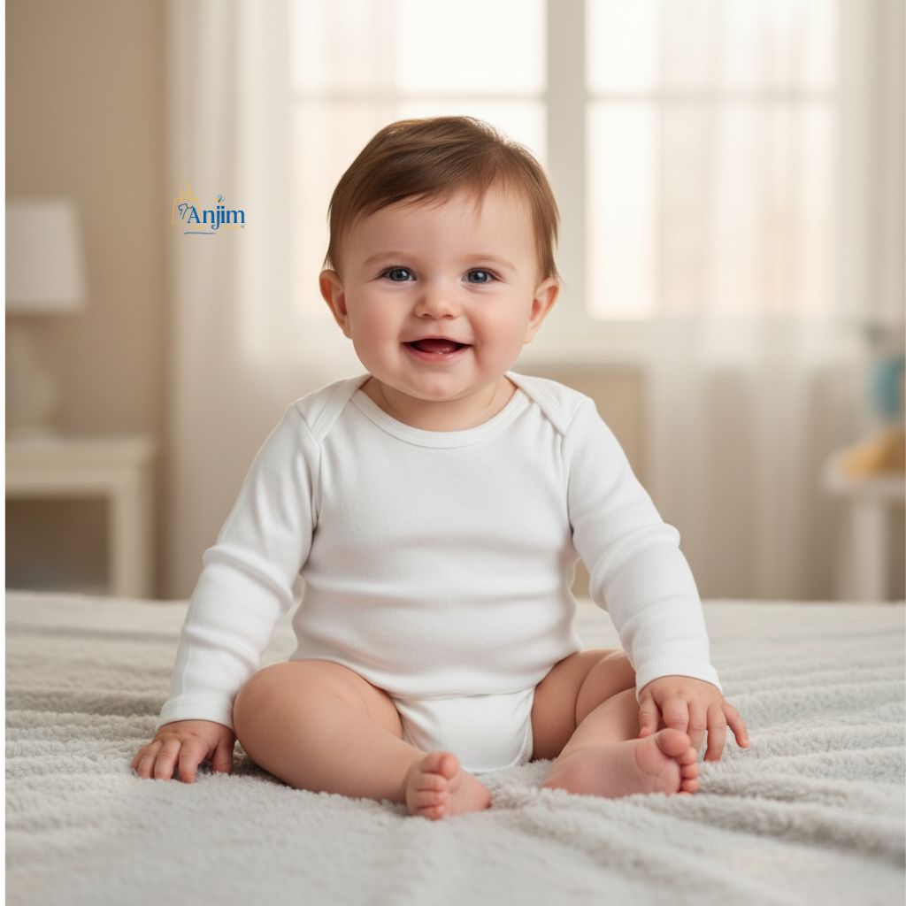 Ensemble robe bébé élégant