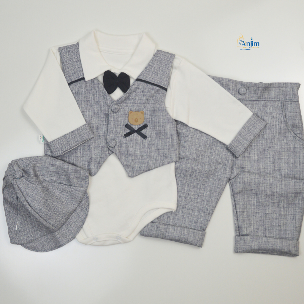 Ensemble élégant pour bébé garçon – 5 pièces