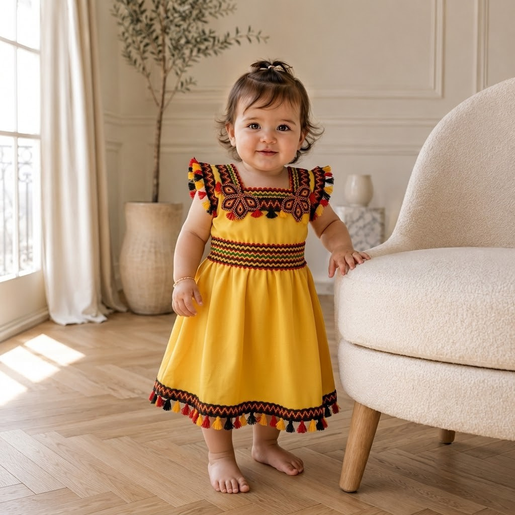 Robe Kabyle d’Été pour Fille