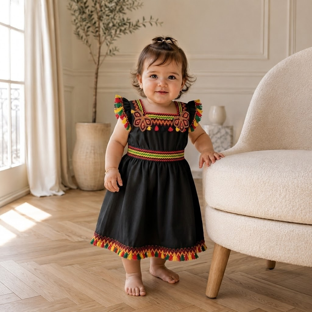 Robe Kabyle d’Été pour Fille