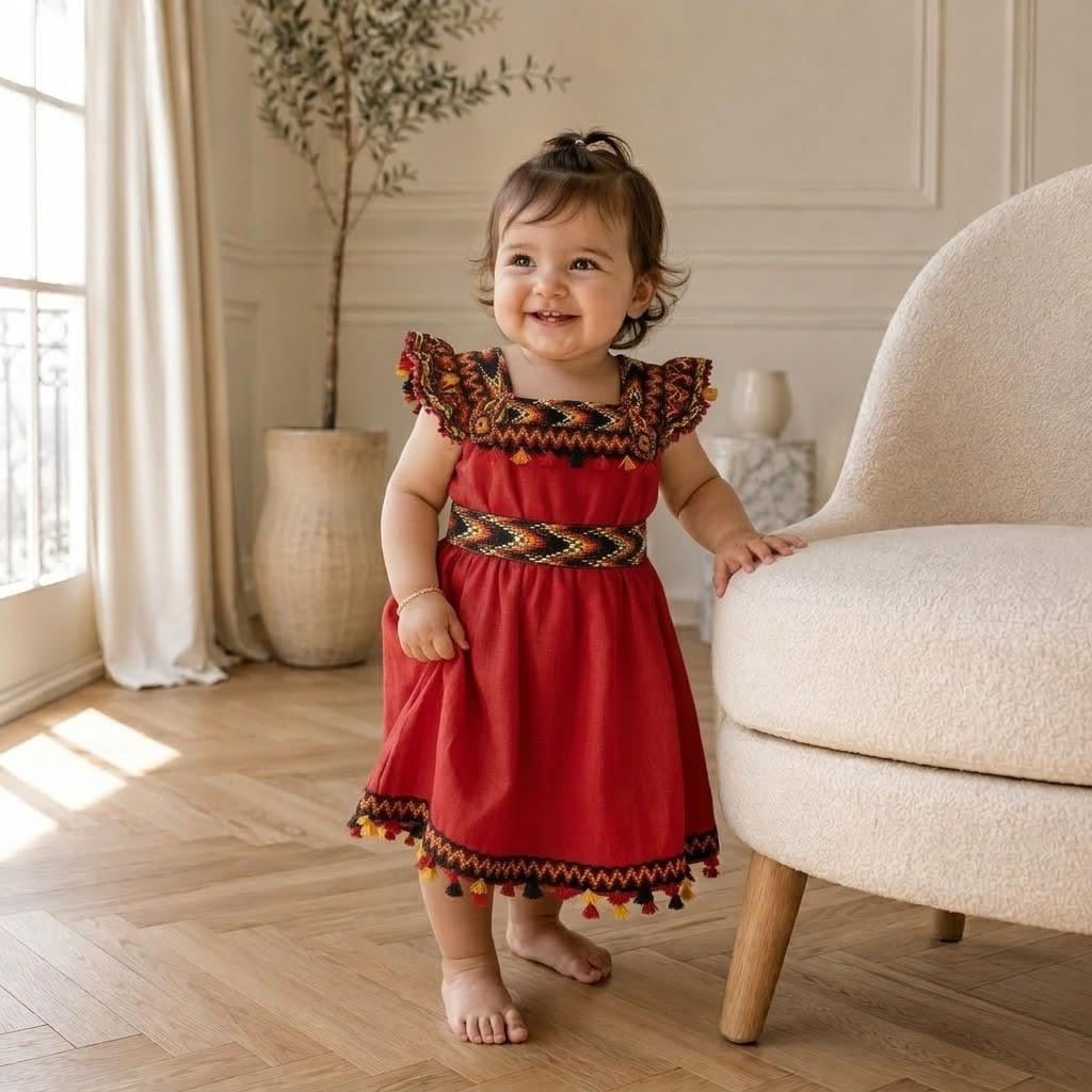 Robe Kabyle d’Été pour Fille